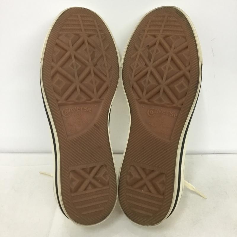 コンバース CONVERSE スニーカー スニーカー 1SC823 ALL STAR BURNT COLORS OX 23.5cm 23.5cm ロゴ、文字 アイボリー / アイボリー /  レディース USED 古着 中古 10132979