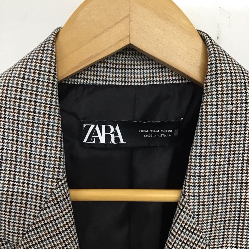 ザラ ZARA ジャケット、上着 ジャケット、ブレザー カジュアルジャケット アウター カラージャケット M チェック マルチカラー / マルチカラー /  レディース USED 古着 中古 10135257