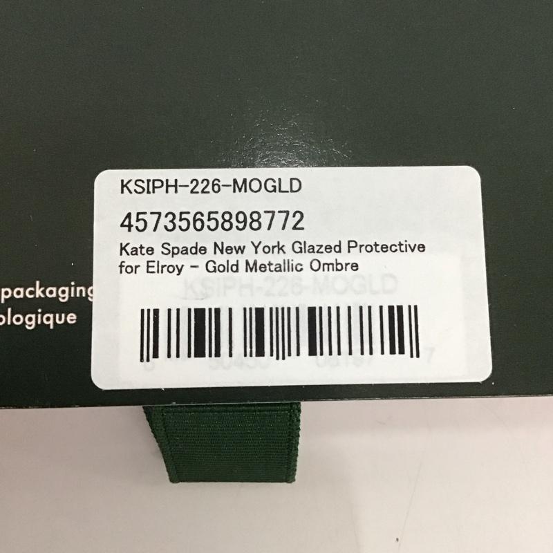 ケイトスペード Kate Spade ファッション小物 ファッション小物 KSIPH-226-MOGLD iPhone14 iPhoneケース Gold Metallic Ombre ロゴ、文字 金 / ゴールド /  レディース USED 古着 中古 10122763