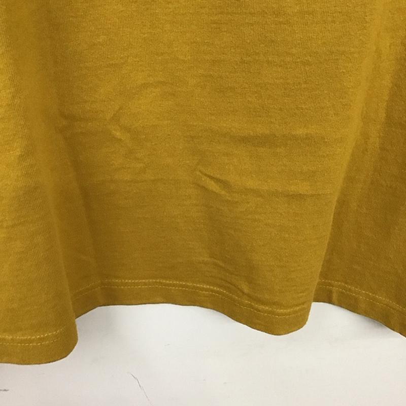 ベンデイビス BEN DAVIS Tシャツ 半袖 半袖カットソー プリントTシャツ クルーネックカットソー L ロゴ、文字 黄 / イエロー /  メンズ USED 古着 中古 10128643