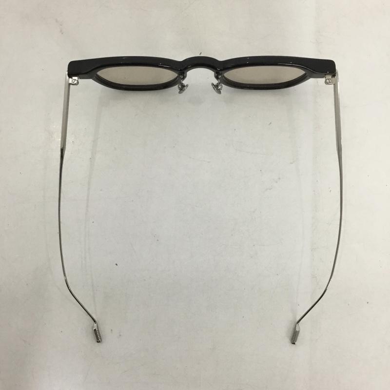 ジェントルモンスター GENTLE MONSTER めがね・サングラス サングラス EDDY カラーレンズ ロゴ、文字 黒 / ブラック / X 銀 / シルバー /  メンズ USED 古着 中古 10142810