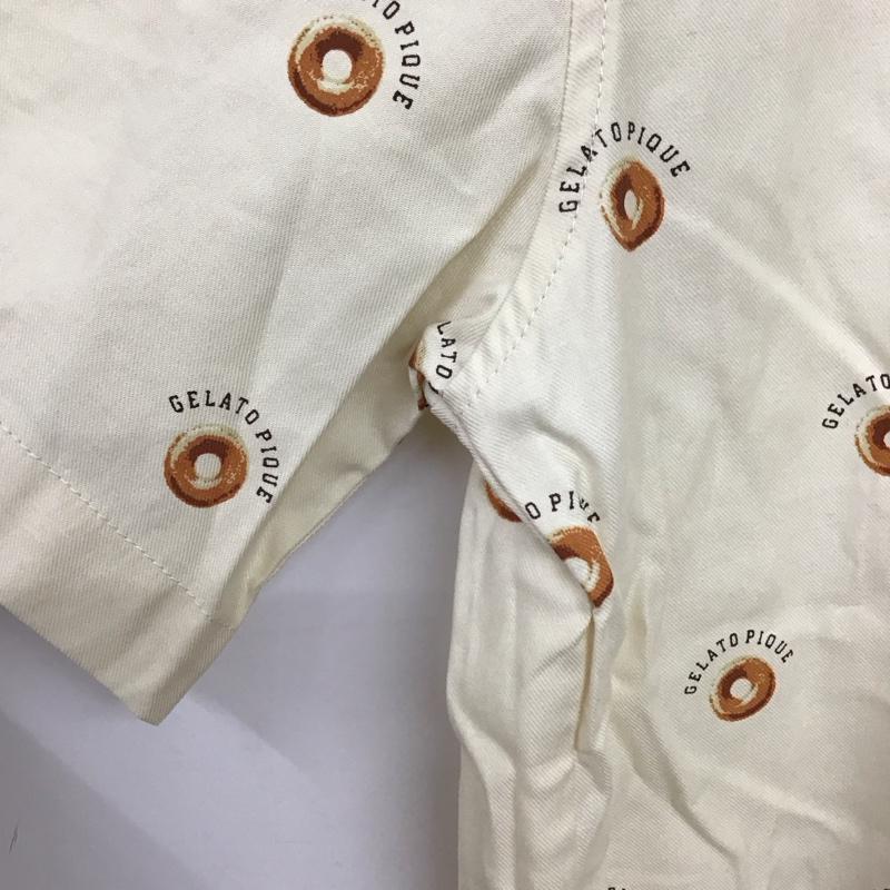 ジェラートピケオム GELATO PIQUE HOMME シャツ、ブラウス 半袖 半袖シャツ プリントシャツ ポケットシャツ ルームウェア L プリント ベージュ / ベージュ /  メンズ USED 古着 中古 10149587