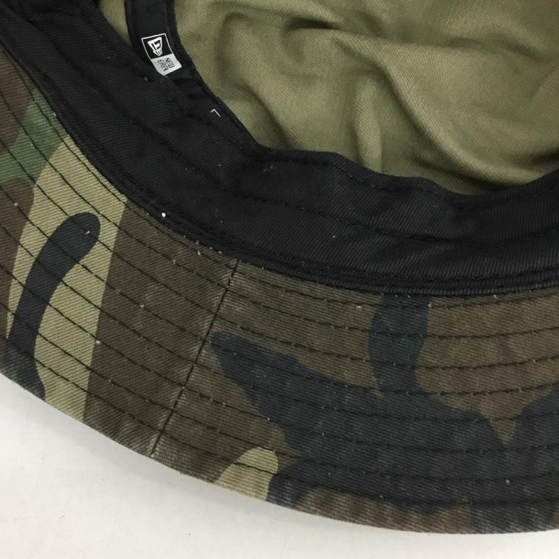 ニューエラ NEW ERA 帽子 ハット バケットハット 迷彩 カモ柄 ロゴ、文字 マルチカラー / マルチカラー /  メンズ USED 古着 中古 10147447