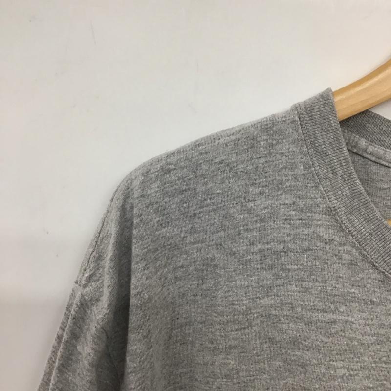 エム M Tシャツ 半袖 XL ロゴ、文字 X プリント 灰 / グレー /  メンズ USED 古着 中古 10138208