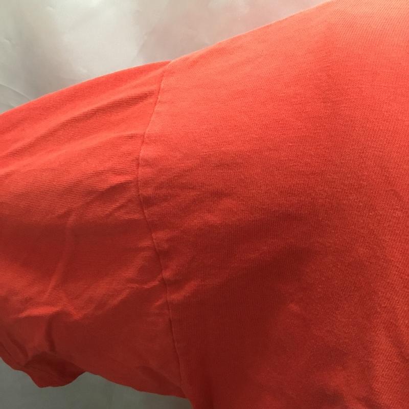 ナイキ NIKE Tシャツ 半袖 半袖カットソー プリントTシャツ クルーネックカットソー L ロゴ、文字 赤 / レッド /  メンズ USED 古着 中古 10114066