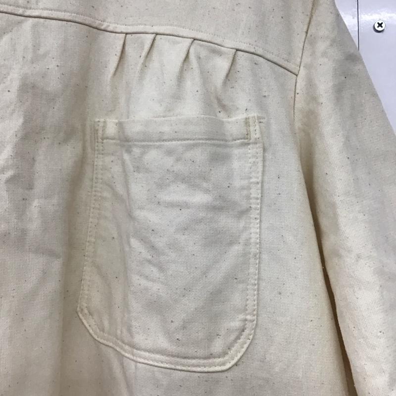 古着 USED ワンピース ロングスカート ミリタリー メディカルワンピース 半袖 ミリタリーサージカルガウン 102-44-121-63 無地 アイボリー / アイボリー /  レディース USED 古着 中古 10143102