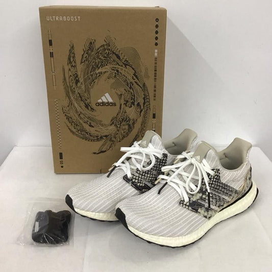アディダス adidas スニーカー スニーカー FZ2734 ULTRABOOST DNA PYTHON 25.5cm 箱有 25.5cm ロゴ、文字 白 / ホワイト / X ベージュ / ベージュ /  メンズ USED 古着 中古 10135288