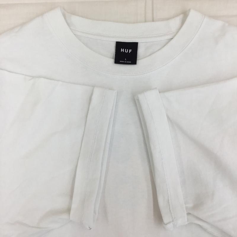 ハフ HUF Tシャツ 半袖 L キャラクター 白 / ホワイト /  メンズ USED 古着 中古 10134992
