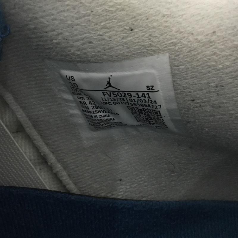 ナイキ NIKE スニーカー スニーカー FV5029-141 AIR JORDAN 4 RETRO 28cm 28.0cm ロゴ、文字 青 / ブルー / X 灰 / グレー /  メンズ USED 古着 中古 10129912