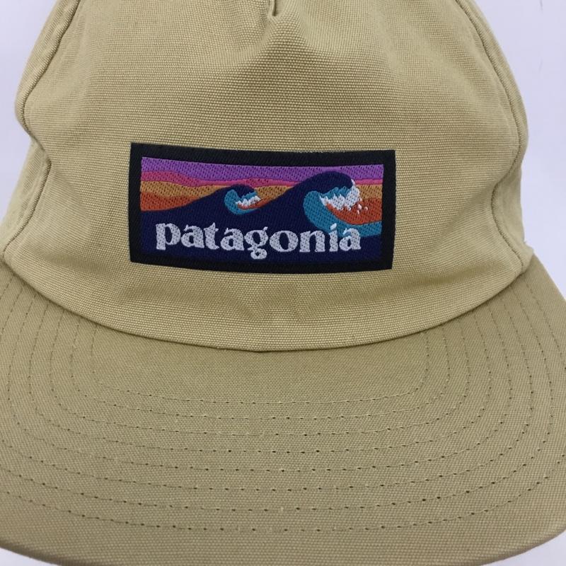 パタゴニア patagonia 帽子 キャップ 38278SP20 コットン ロゴ、文字 ベージュ / ベージュ /  メンズ USED 古着 中古 10130206