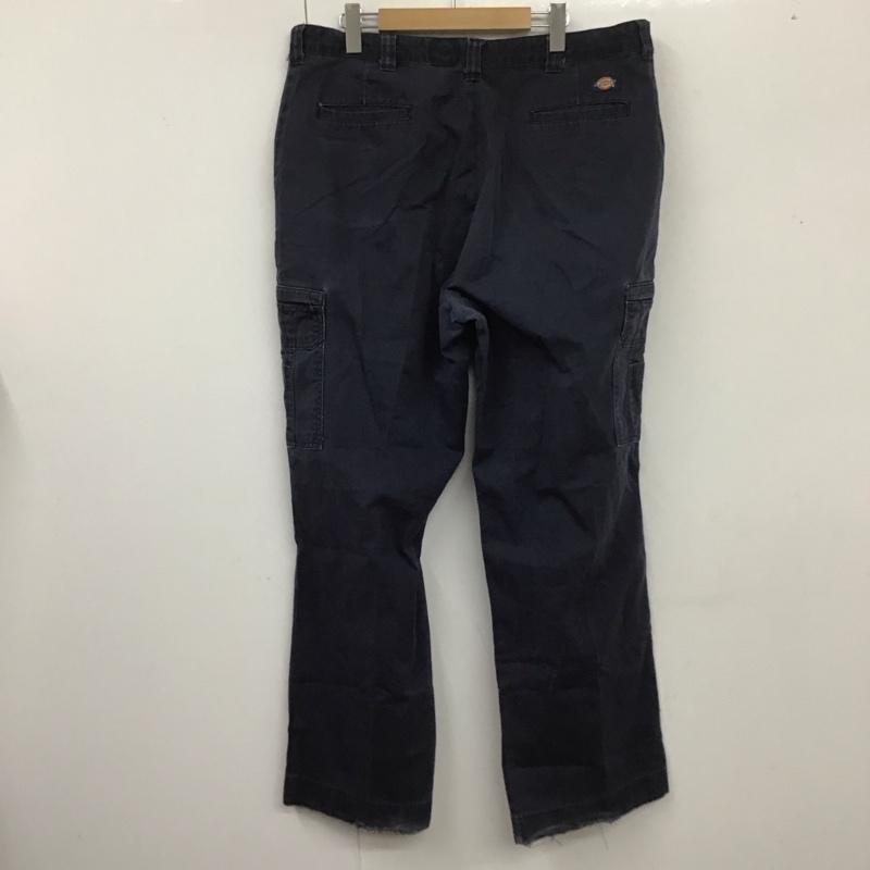 ディッキーズ Dickies パンツ ワークパンツ、ペインターパンツ ワークパンツ ワイドパンツ カジュアルパンツ L 無地 紺 / ネイビー /  メンズ USED 古着 中古 10126430