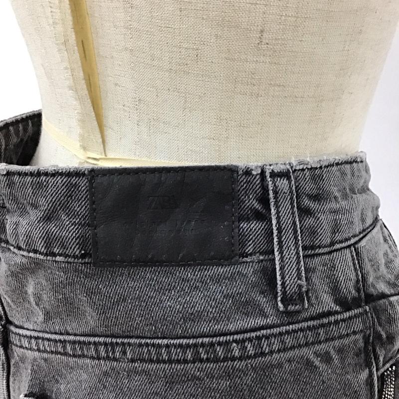 ザラ ZARA パンツ デニム、ジーンズ デニムパンツ スリムパンツ ストレッチパンツ ジーンズ 32インチ 無地 黒 / ブラック /  レディース USED 古着 中古 10122406