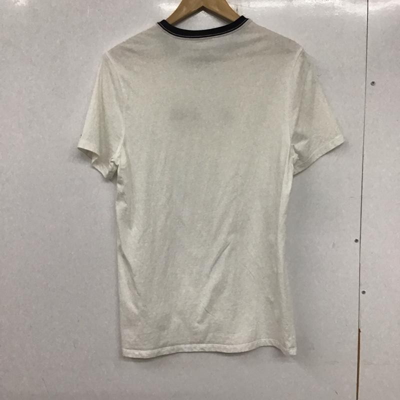 トミーヒルフィガー TOMMY HILFIGER Tシャツ 半袖 半袖カットソー プリントTシャツ クルーネックカットソー S プリント 白 / ホワイト /  メンズ USED 古着 中古 10135875
