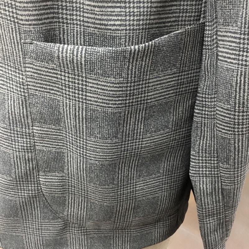 グリーンレーベルリラクシング green label relaxing ジャケット、上着 ジャケット、ブレザー 3222-199-2478 チェックジャケット サマージャケット S チェック 灰 / グレー /  メンズ USED 古着 中古 10120126