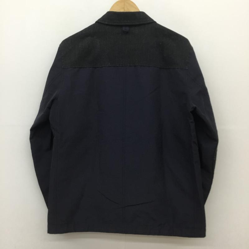 ジュンヤワタナベコムデギャルソンマン JUNYA WATANABE COMME des GARCONS MAN ジャケット、上着 ジャケット、ブレザー 異素材 コンビ コーチジャケット WQ-J902 S ロゴ、文字 紺 / ネイビー /  メンズ USED 古着 中古 10108088