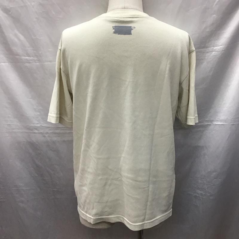 コロンビア Columbia Tシャツ 半袖 218 PM1504 80th ANIVERSARY 80周年 L ロゴ、文字 アイボリー / アイボリー /  メンズ USED 古着 中古 10121186