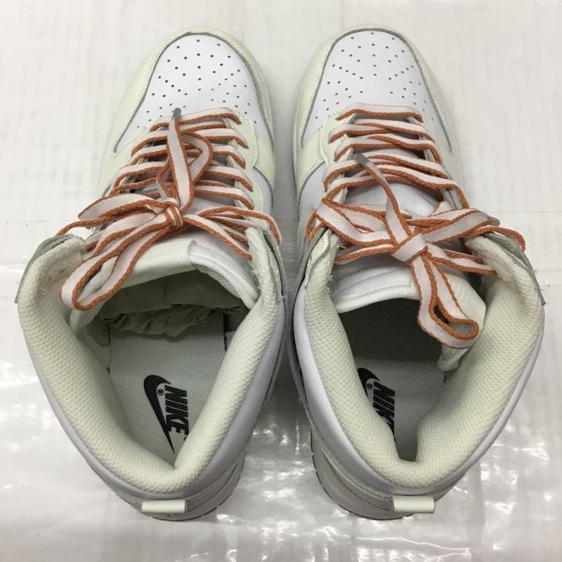 ナイキ NIKE スニーカー スニーカー DD1869 109 WMNS DUNK HIGH 27.5cm 箱有 27.5cm ロゴ、文字 白 / ホワイト / X アイボリー / アイボリー /  メンズ USED 古着 中古 10111972