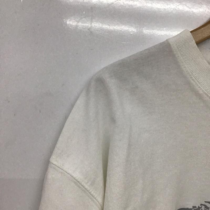 古着 USED Tシャツ 半袖 半袖カットソー プリントTシャツ クルーネックカットソー XL ロゴ、文字 白 / ホワイト /  メンズ USED 古着 中古 10148286