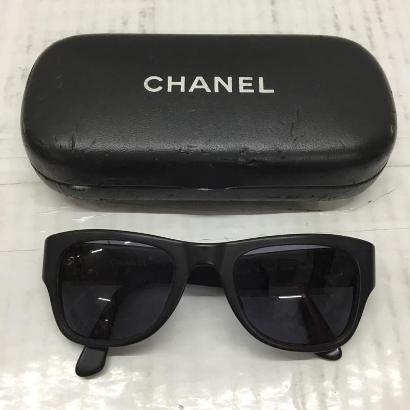 シャネル CHANEL めがね・サングラス サングラス 02462 90405 ケース付き ココマーク ワンポイント 黒 / ブラック /  レディース USED 古着 中古 10107632