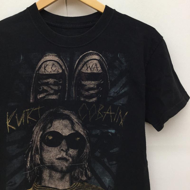 ＵＳフルギ US古着 Tシャツ 半袖 Kurt Cobain S プリント 黒 / ブラック /  メンズ USED 古着 中古 10139431