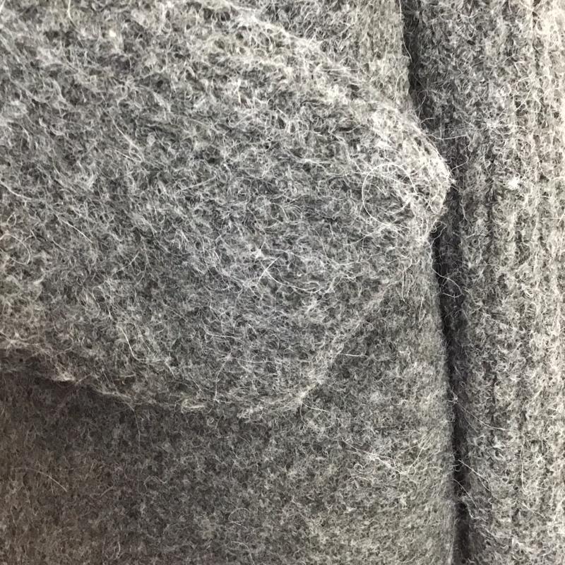 ザラ ZARA ニット、セーター 長袖 9598 165 802 タートルネック L 無地 ダークグレー / ダークグレー /  レディース USED 古着 中古 10119620