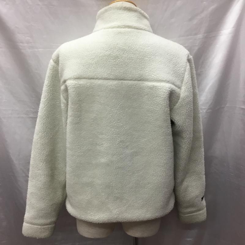 ステューシー STUSSY ジャケット、上着 ジャンパー、ブルゾン GORE WINDSTOPPER シェルパフリースジャケット S ロゴ、文字 白 / ホワイト / X 黒 / ブラック /  メンズ USED 古着 中古 10120994