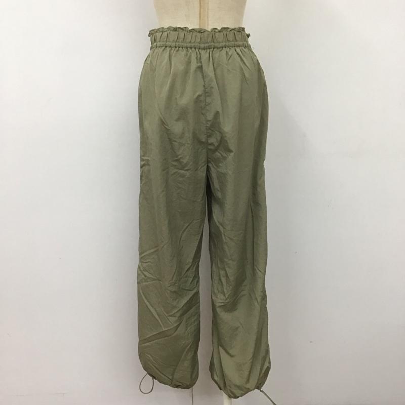 カスタネ Kastane ボトムス ボトムス KASTY-083 裾ドロストナイロンパンツ FREE 無地 カーキ / カーキ /  レディース USED 古着 中古 10108391
