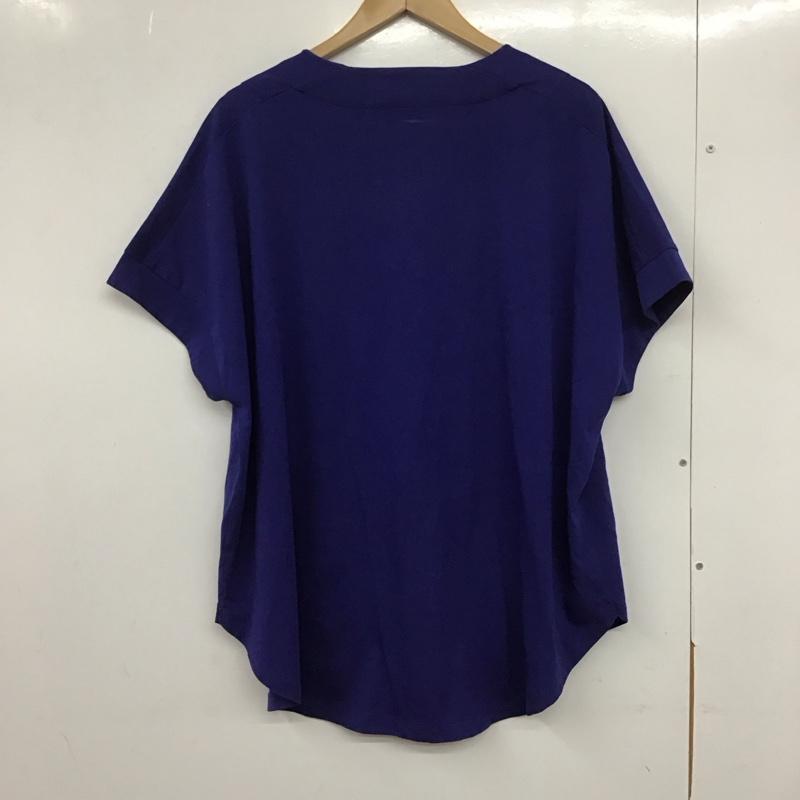ニコアンド niko and... カットソー 半袖 L 無地 青 / ブルー /  レディース USED 古着 中古 10133887