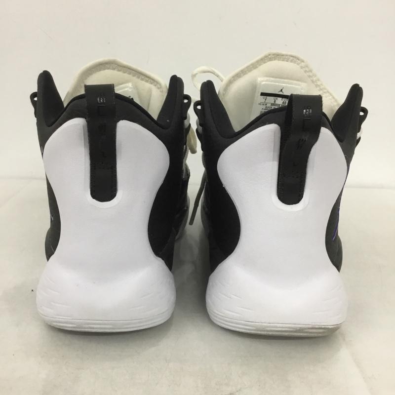 ナイキ NIKE スニーカー スニーカー AR0038-051 JORDAN SUPER FLY MVP PF 25cm 25.0cm ワンポイント 白 / ホワイト / X 黒 / ブラック / X 紫 / パープル /  レディース USED 古着 中古 10140034