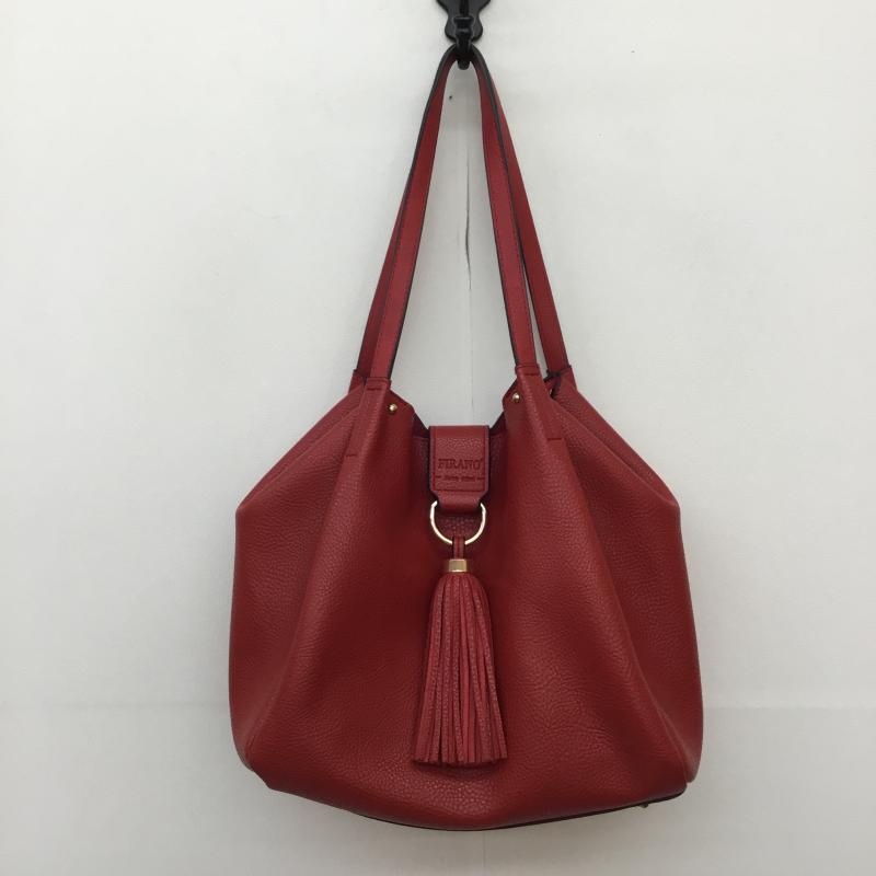 フィラノ FIRANO トートバッグ トートバッグ ロゴ、文字 赤 / レッド /  レディース USED 古着 中古 10143327