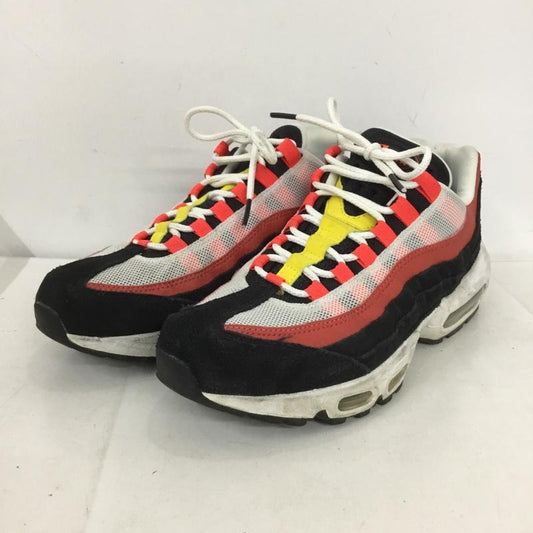 ナイキ NIKE スニーカー スニーカー AT9865-101 AIR MAX 95 ESSENTIAL 26.5cm 26.5cm ロゴ、文字 白 / ホワイト / X 黒 / ブラック / X 赤 / レッド / X 黄 / イエロー /  メンズ USED 古着 中古 10137855