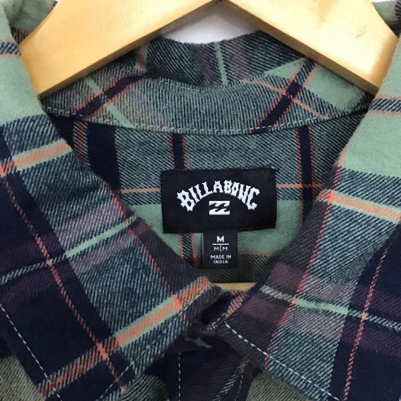 ビラボン BILLABONG シャツ、ブラウス 長袖 長袖シャツ チェックシャツ カラーシャツ M チェック マルチカラー / マルチカラー /  メンズ USED 古着 中古 10137125