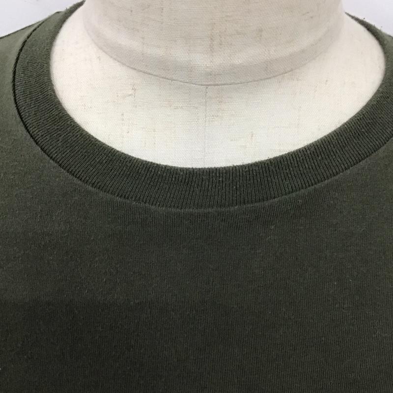 ザノースフェイス THE NORTH FACE Tシャツ 半袖 nt31301z 半袖Tシャツ プリントTシャツ XL ロゴ、文字 カーキ / カーキ /  メンズ USED 古着 中古 10124057
