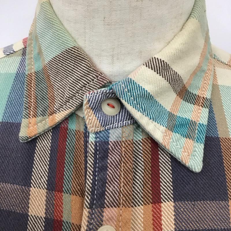 リーバイス Levi s シャツ、ブラウス 長袖 長袖シャツ カラーシャツ ポケットシャツ 長袖カットソー チェックシャツ M チェック マルチカラー / マルチカラー /  メンズ USED 古着 中古 10123966