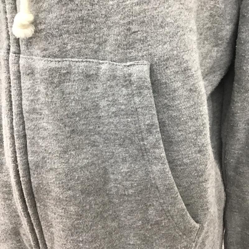 チャンピオン Champion パーカー 長袖 CW-E134 裏起毛 フルジップ M ワンポイント 灰 / グレー /  レディース USED 古着 中古 10109645