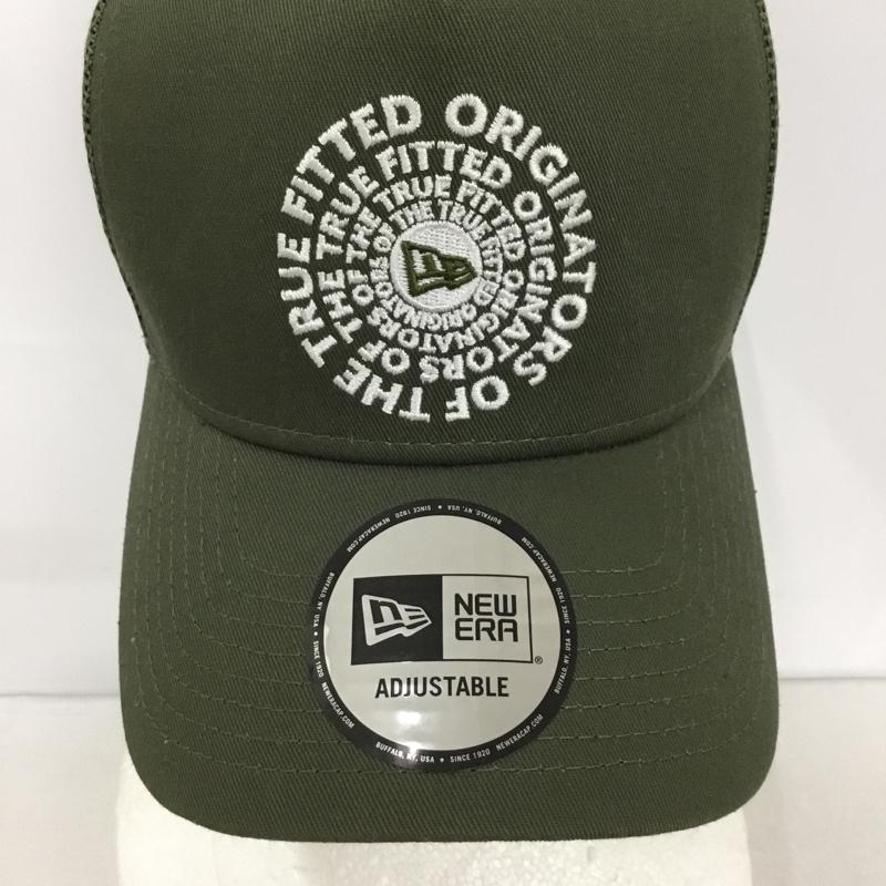 ニューエラ NEW ERA 帽子 キャップ 940AFTR CIRCLE OOTTF メッシュ ロゴ、文字 カーキ / カーキ /  メンズ USED 古着 中古 10130212