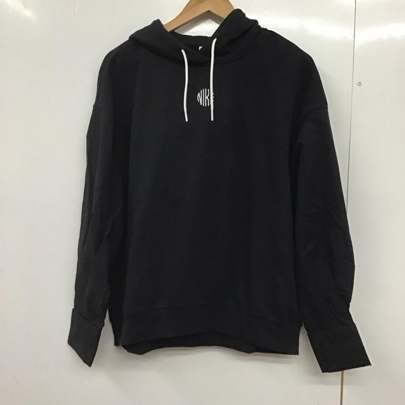 ナイキ NIKE パーカー 長袖 dr5995-010 プルオーバーパーカー スウェットパーカー L ロゴ、文字 黒 / ブラック /  メンズ USED 古着 中古 10145096