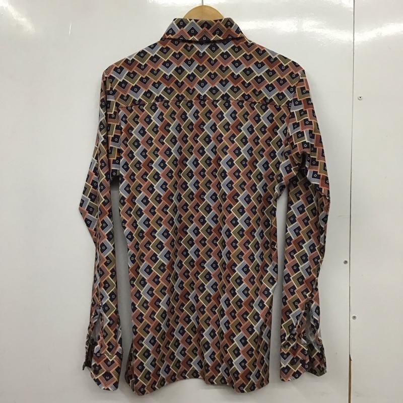 古着 USED シャツ、ブラウス 長袖 長袖シャツ 総柄シャツ カラーシャツ 古着 80s S プリント マルチカラー / マルチカラー /  メンズ USED 古着 中古 10148789