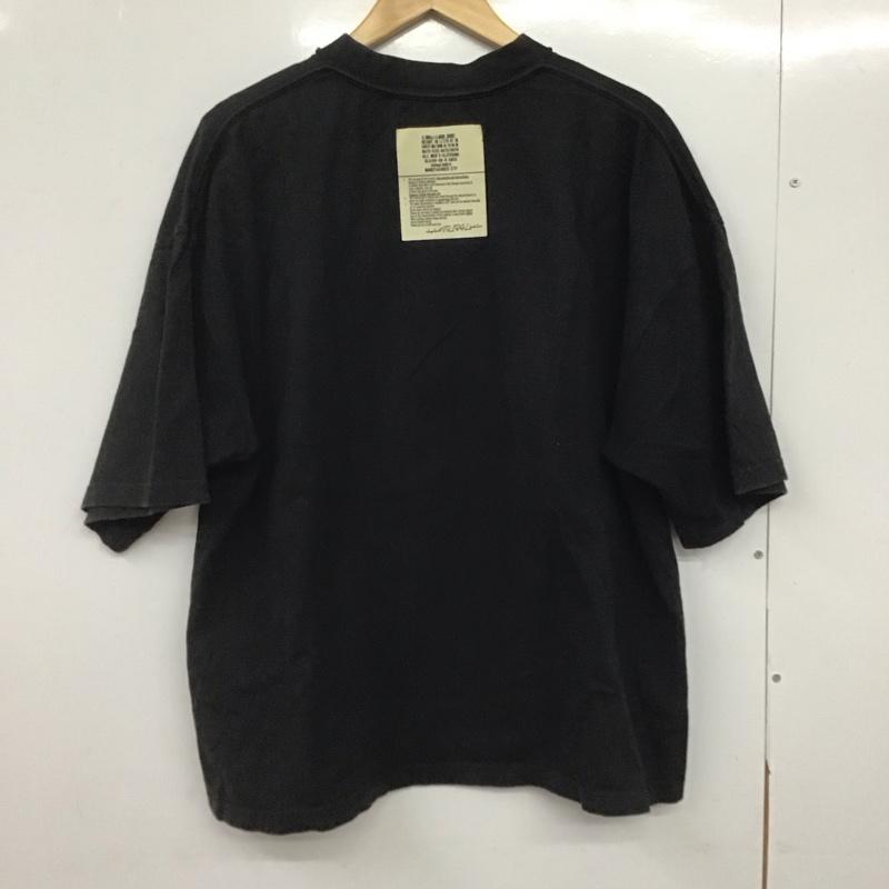 エレファントトライバルファブリックス elephant TRIBAL fabrics Tシャツ 半袖 半袖カットソー プリントTシャツ クルーネックカットソー FREE プリント 黒 / ブラック /  メンズ USED 古着 中古 10146460