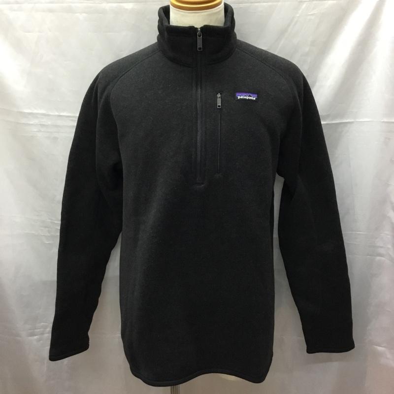パタゴニア patagonia ニット、セーター 長袖 25522FA16 ベターセーター/ハーフジップ L 無地 黒 / ブラック /  メンズ USED 古着 中古 10113457