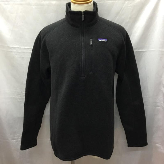 パタゴニア patagonia ニット、セーター 長袖 25522FA16 ベターセーター/ハーフジップ L 無地 黒 / ブラック /  メンズ USED 古着 中古 10113457