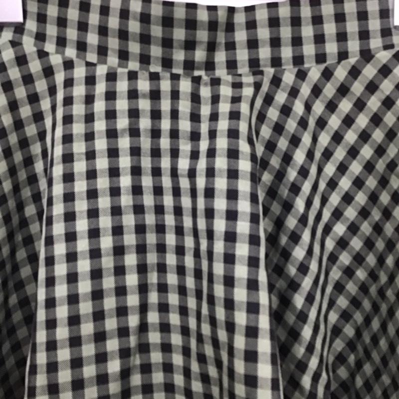 ダブルクローゼット w closet スカート ロングスカート FREE チェック 黒 / ブラック / X 緑 / グリーン /  レディース USED 古着 中古 10129624