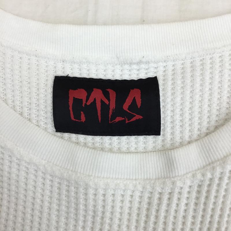 カタリスト CVTVLIST カットソー 長袖 ロゴ、文字 白 / ホワイト /  メンズ USED 古着 中古 10150142