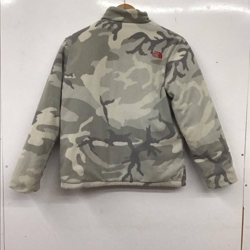 ザノースフェイス THE NORTH FACE ジャケット、上着 ジャンパー、ブルゾン リバーシブル 150cm 無地 X カモフラージュ柄・迷彩 桃 / ピンク / X 灰 / グレー /  ガールズ USED 古着 中古 10136958