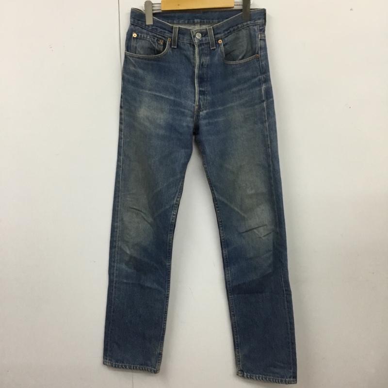 リーバイス Levi s パンツ デニム、ジーンズ デニムパンツ ストレートパンツ ワイドパンツ カジュアルパンツ 32インチ 無地 インディゴ / インディゴ /  メンズ USED 古着 中古 10120093