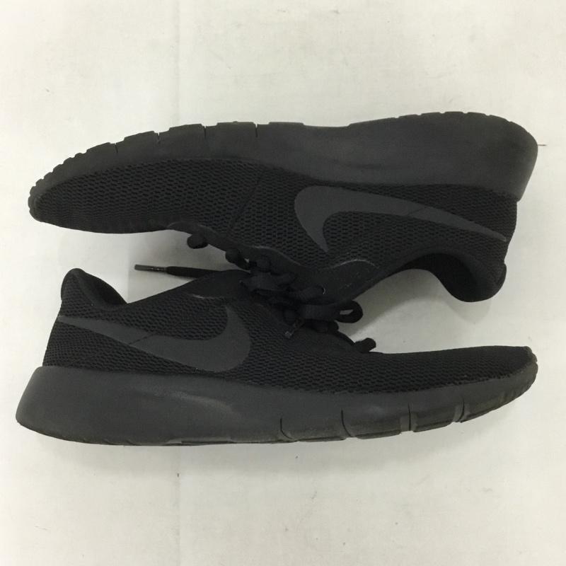 ナイキ NIKE スニーカー スニーカー 818381-001 タンジュン GS 24cm 24.0cm ロゴ、文字 黒 / ブラック /  レディース USED 古着 中古 10133908