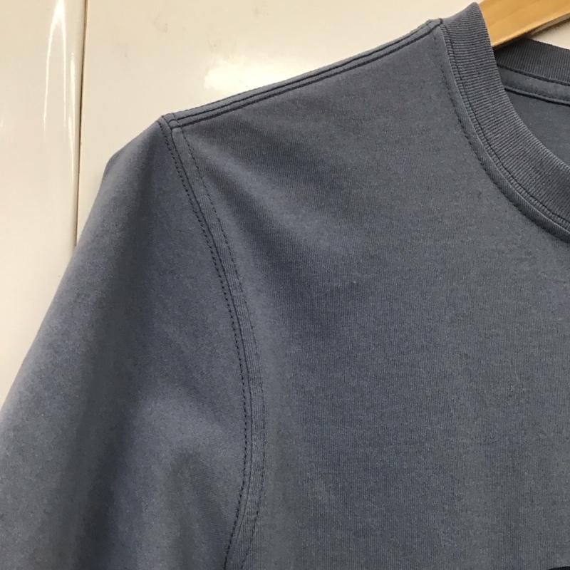 モンベル mont-bell Tシャツ 半袖 1114350 WIC.T サイクリングベア XS プリント 青 / ブルー /  メンズ USED 古着 中古 10131329