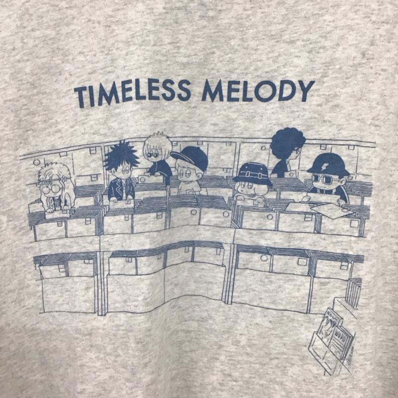 ニコアンド niko and... Tシャツ 半袖 半袖カットソー プリントTシャツ クルーネックカットソー L プリント 灰 / グレー /  メンズ USED 古着 中古 10135467