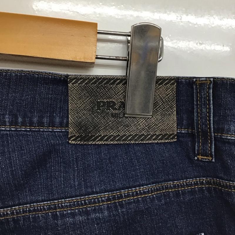 プラダ PRADA パンツ デニム、ジーンズ 32インチ 無地 青 / ブルー /  メンズ USED 古着 中古 10142141