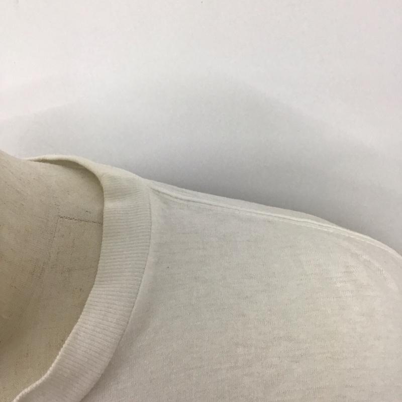 アディダス adidas Tシャツ 半袖 半袖カットソー プリントTシャツ クルーネックカットソー 80s L プリント 白 / ホワイト /  メンズ USED 古着 中古 10126665